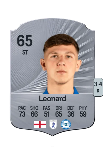 Harry Leonard card