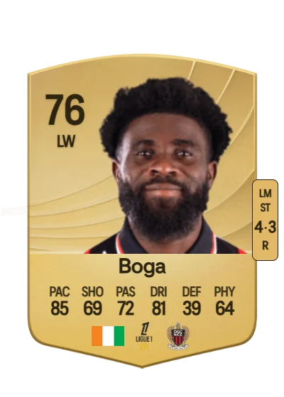 Jérémie Boga card