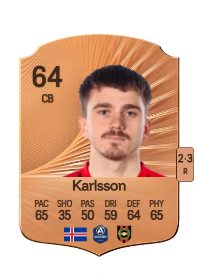Hlynur Freyr Karlsson card