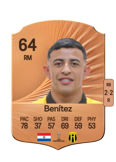 Alcides Benítez card