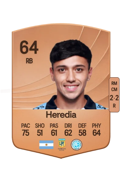Gerónimo Heredia card