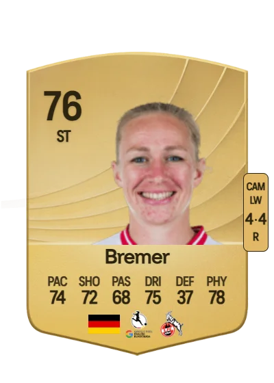 Pauline Bremer card