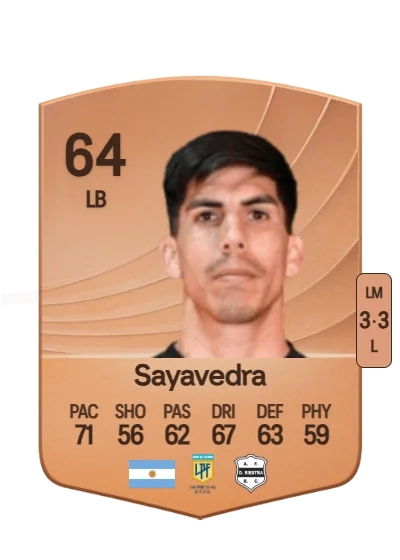Rodrigo Sayavedra card
