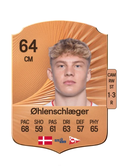 Oskar Øhlenschlæger card
