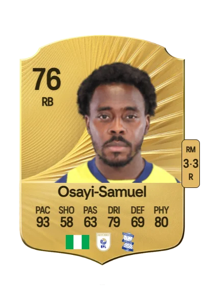 Bright Osayi-Samuel card