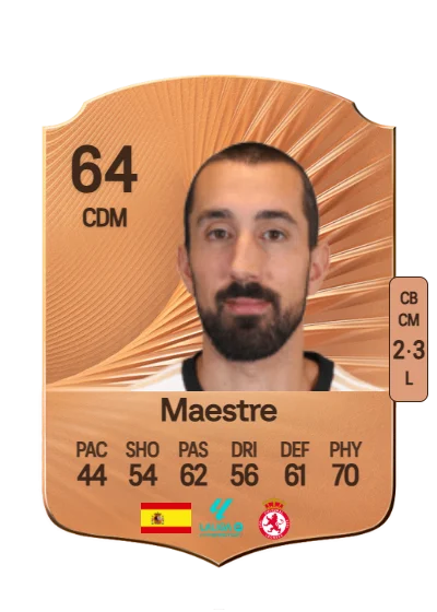 Sergio Maestre García card