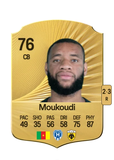 Harold Moukoudi card