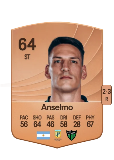 Federico Anselmo card