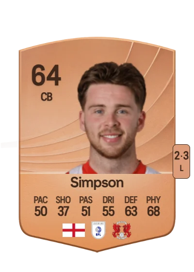 Jack Simpson card