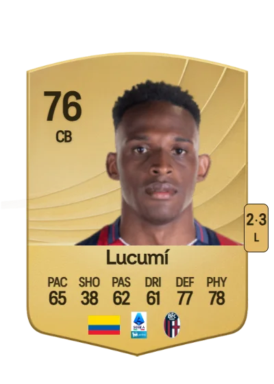 Jhon Lucumí card