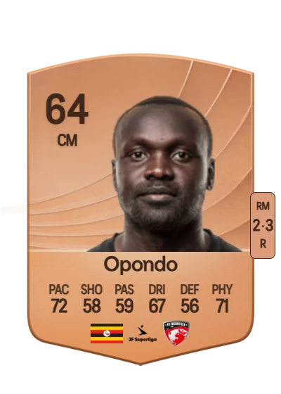 Moses Opondo card