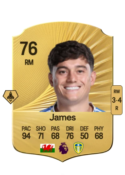 Daniel James card