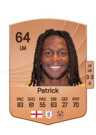 Omari Patrick card
