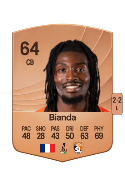 William Bianda card