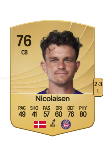 Rasmus Nicolaisen card