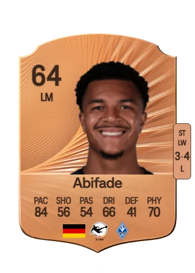 Samuel Abifade card