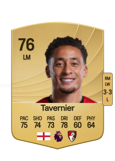 Marcus Tavernier card