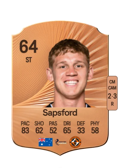 Zac Sapsford card
