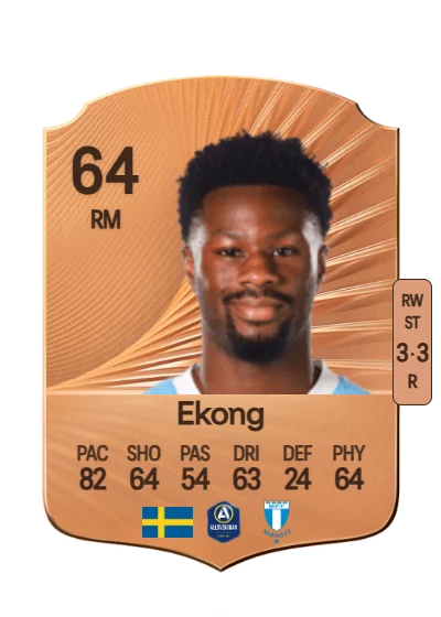 Emmanuel Ekong card