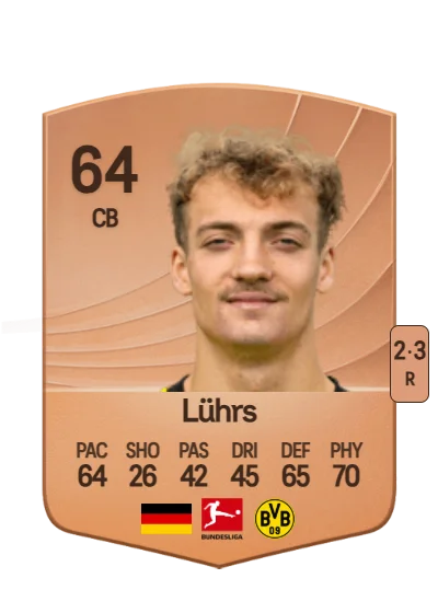 Yannik Lührs card