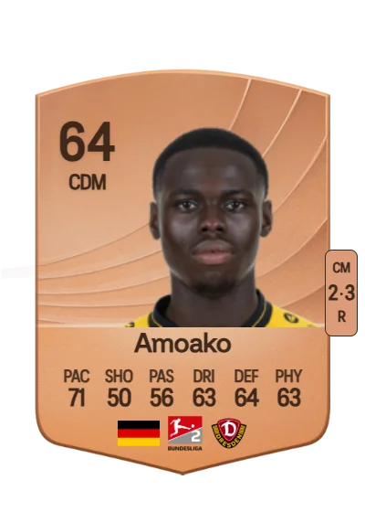 Kofi Jeremy Amoako card