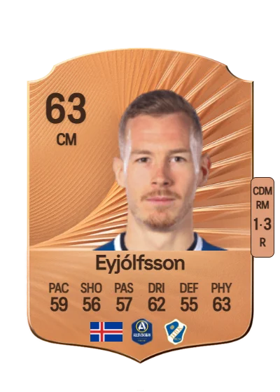 Gísli Eyjólfsson card