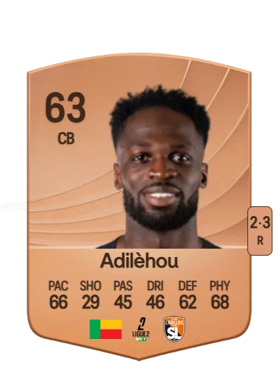 Moïse Adilèhou card