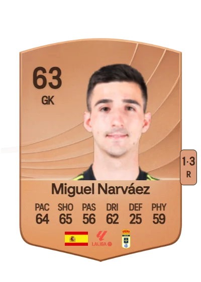 Miguel de Jesús Narváez López card