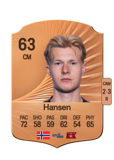 Jakob Segadal Hansen card