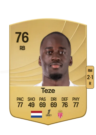 Jordan Teze card