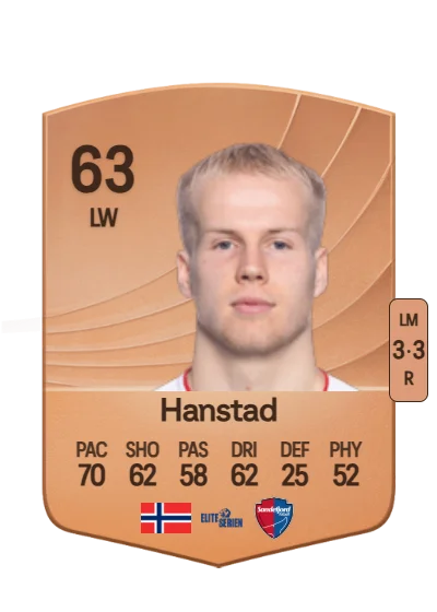Jacob Hanstad card