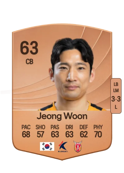 Woon Jeong card
