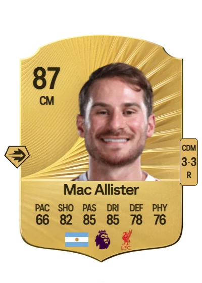 Alexis Mac Allister card