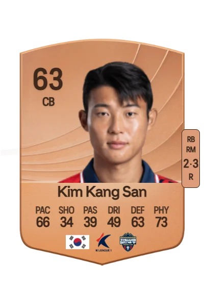 Kang San Kim card