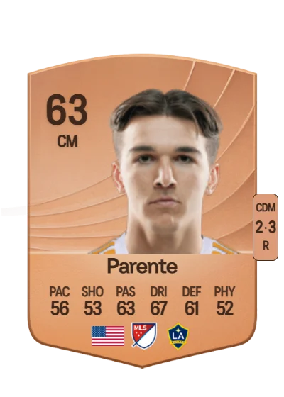 Isaiah Parente card