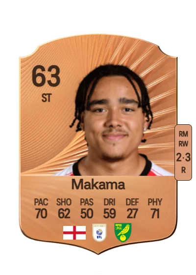 Jovon Makama card