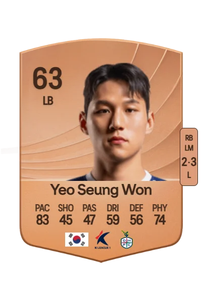 Seung Won Yeo card