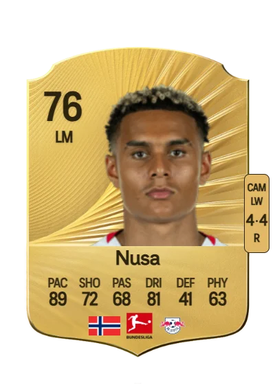Antonio Nusa card