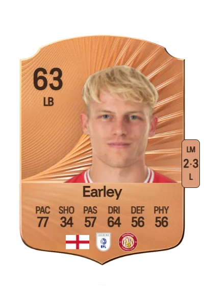 Saxon Earley card