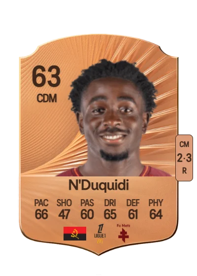 Joseph N'Duquidi card