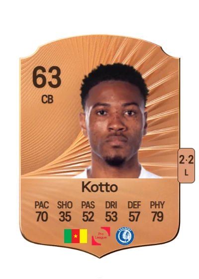 Samuel Kotto card
