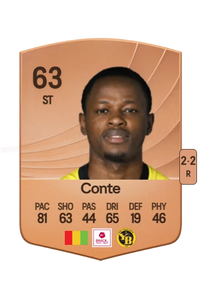 Facinet Conte card