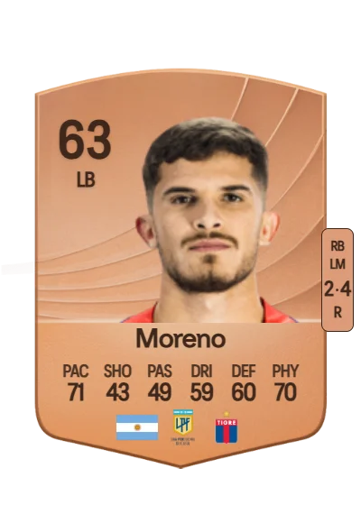 Valentín Moreno card