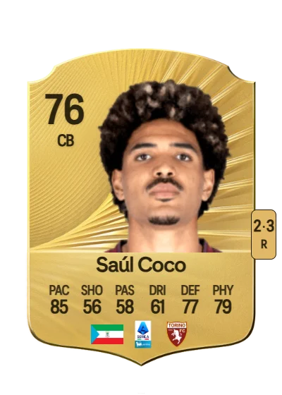 Saúl Basilio Coco Bassey Oubiña card