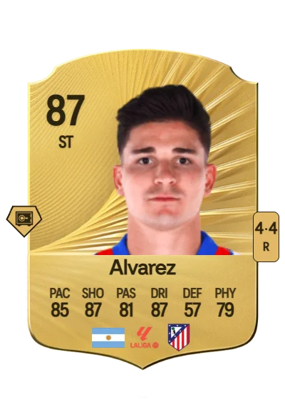 Julián Alvarez card