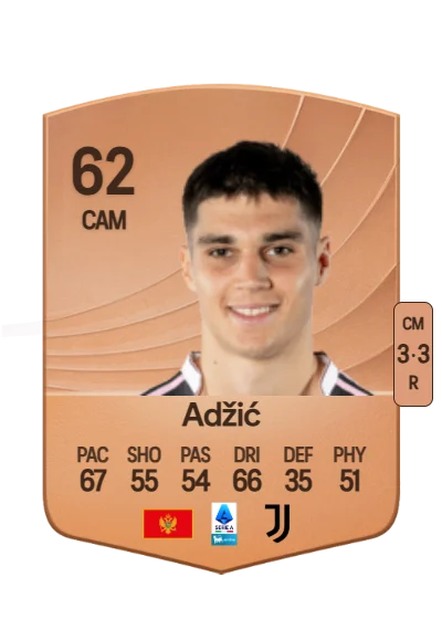 Vasilije Adžić card