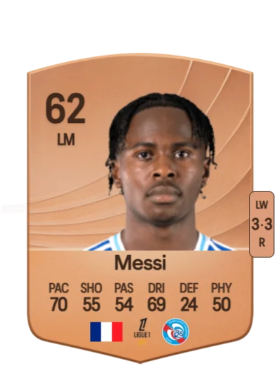 Rayane Messi card