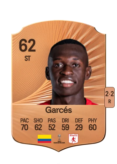 Yojan Garcés card