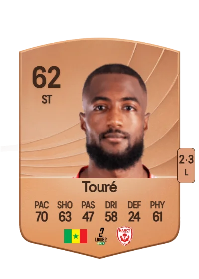 Cheikh Touré card