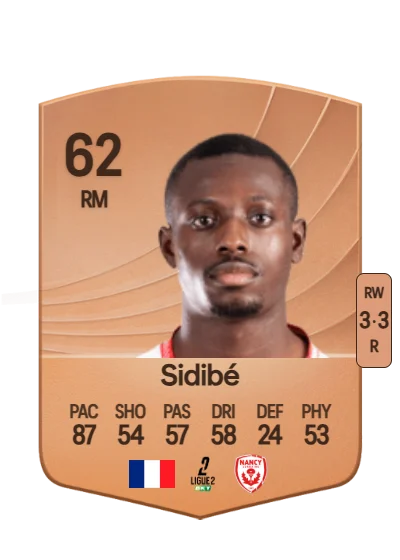 Oumar Sidibé card